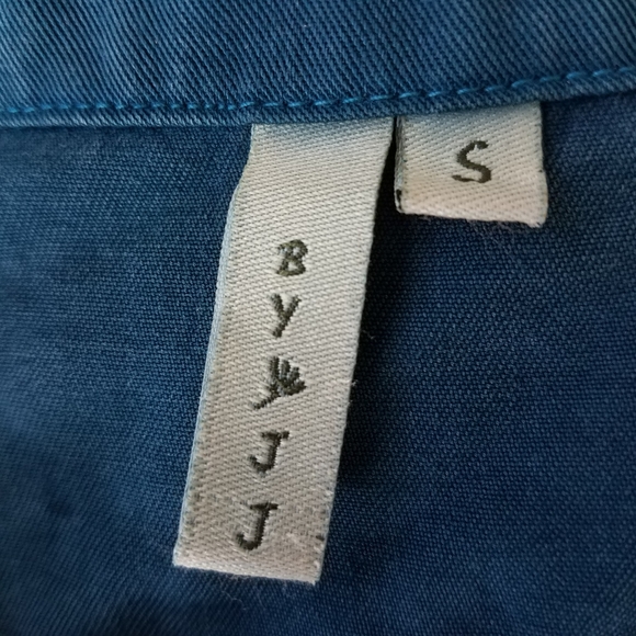 J. Jill Teal Blue Tencel Shirt, Sm. - Picture 4 of 7